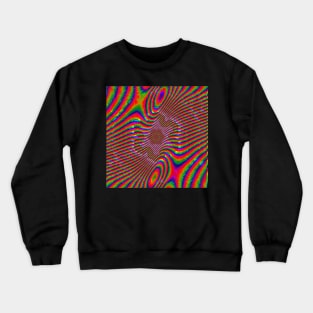 Metatronic Motion - Rainbow Flux Wave Crewneck Sweatshirt